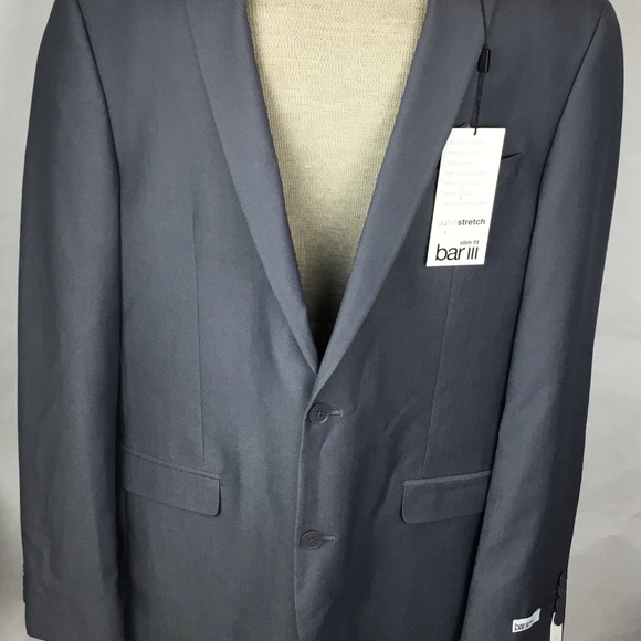 Bar III | Suits & Blazers | Bar Iii Men Slimfit Solid Iridescent Suit  Jacket | Poshmark